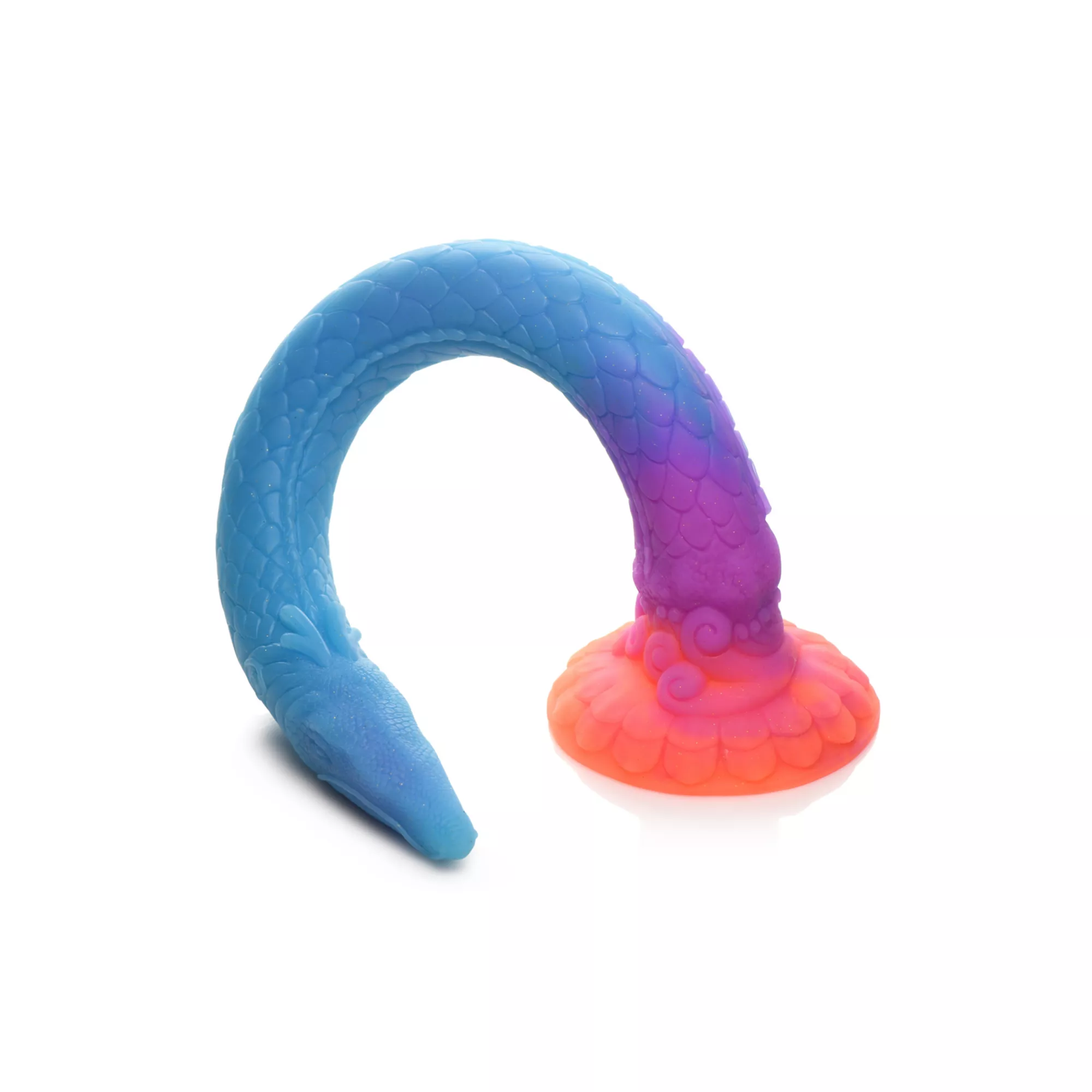 Creature Cocks Glow in the Dark Makara Snake Dildo at Spencer's