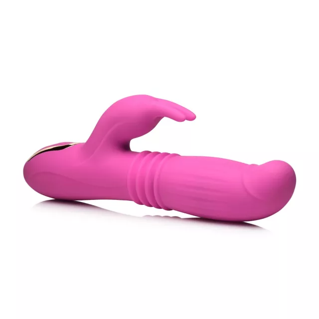 35-Function Lil Swell Thrusting and Swelling Waterproof Rechargeable G-Spot Rabbit Vibrator - 8.7 Inch