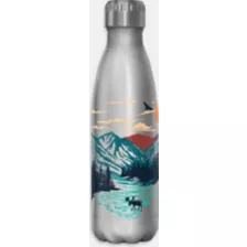 Natural Outdoors Stainless Steel Water Bottle - 17 oz. at Spencer's