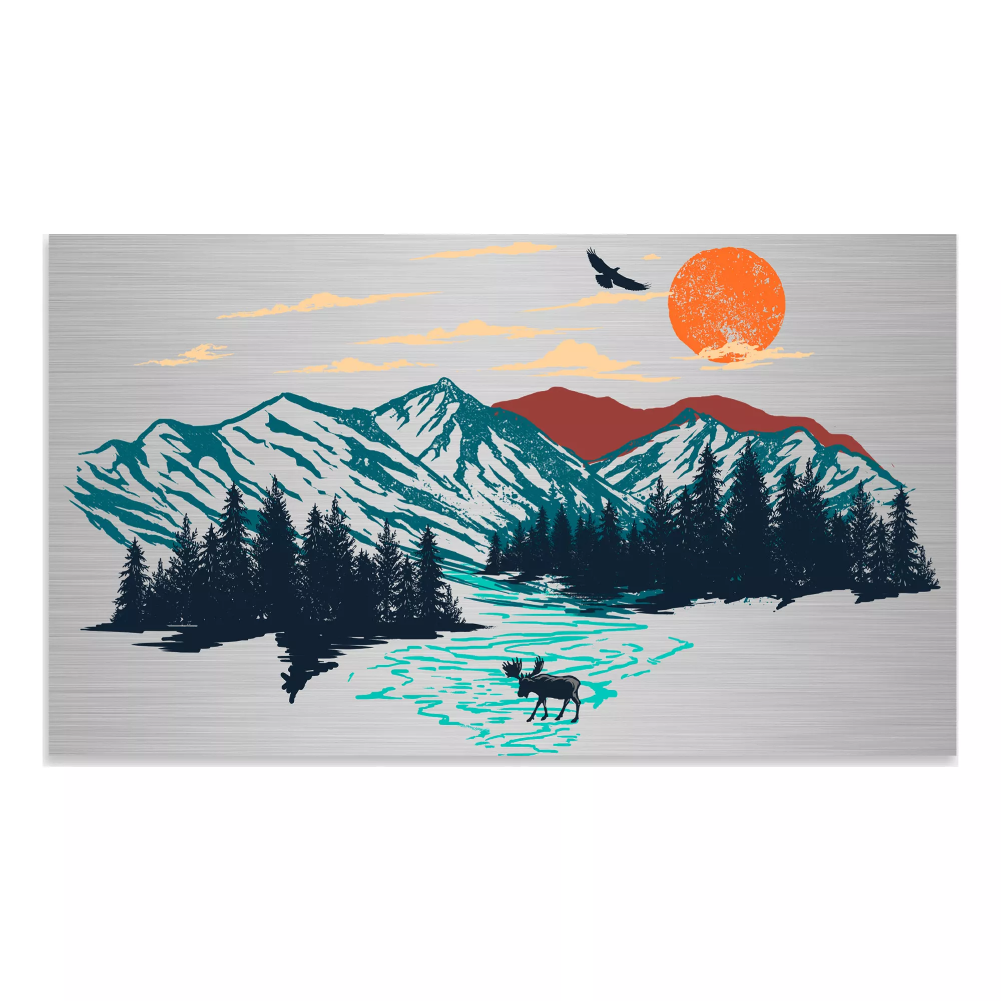 Natural Outdoors Stainless Steel Water Bottle - 17 oz. at Spencer's