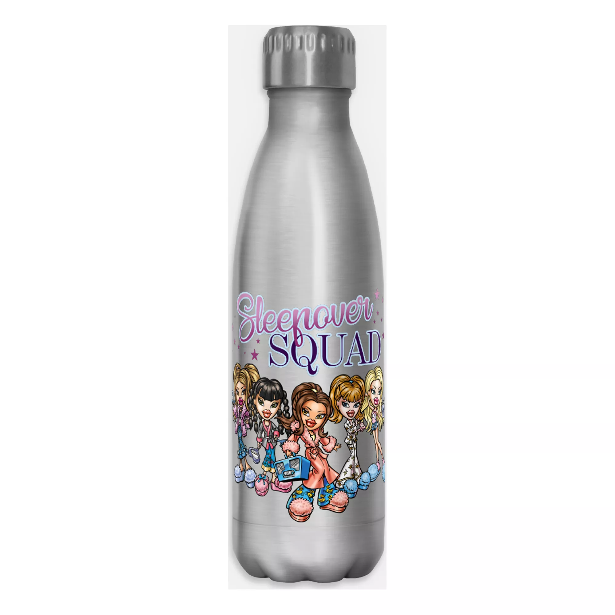 Sleepover Squad Stainless Steel Water Bottle 17 oz. - Bratz at Spencer's