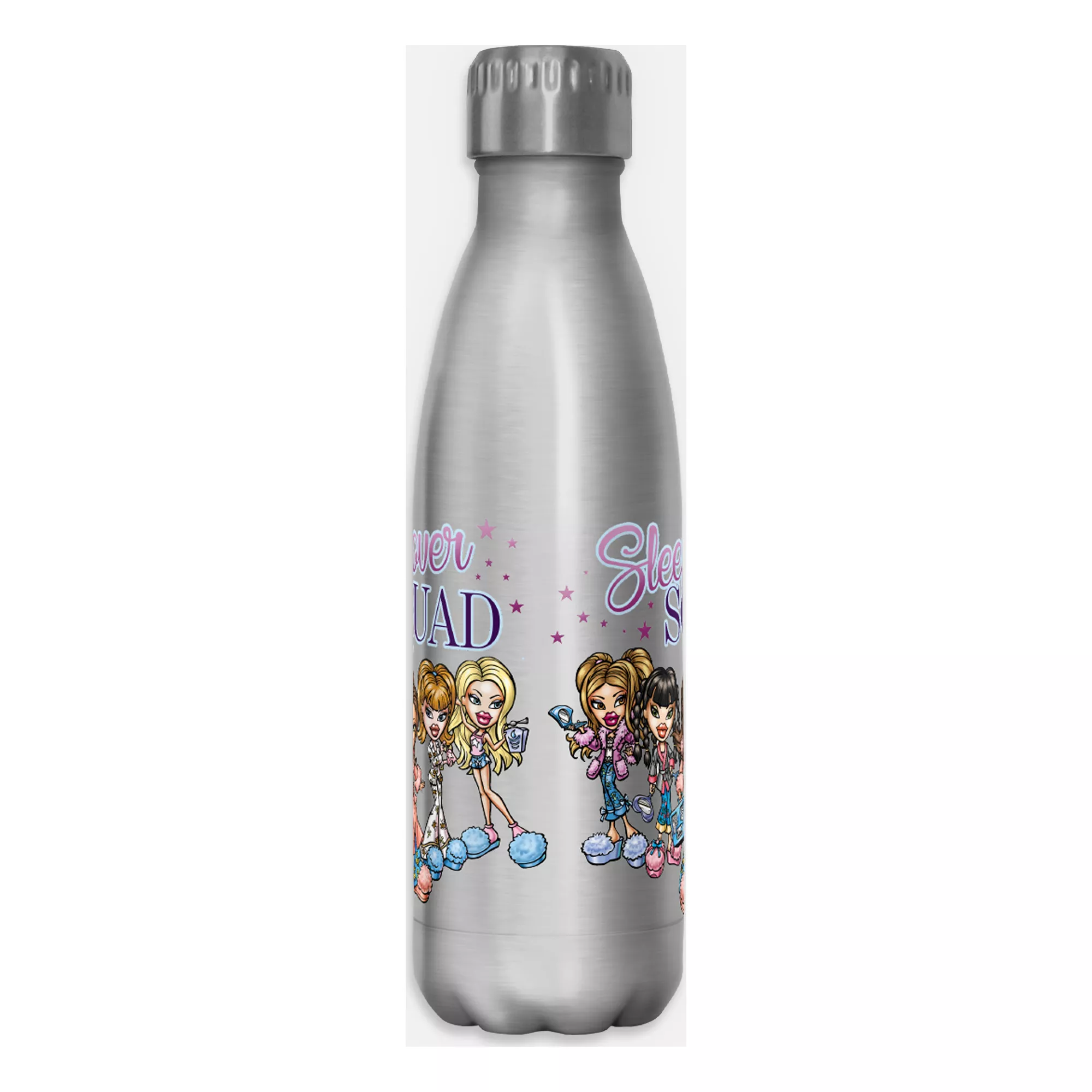Sleepover Squad Stainless Steel Water Bottle 17 oz. - Bratz at Spencer's