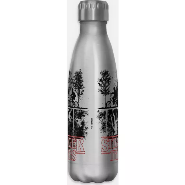 The Upside Down Stainless Steel Water Bottle 17 oz. - Stranger Things at Spencer's