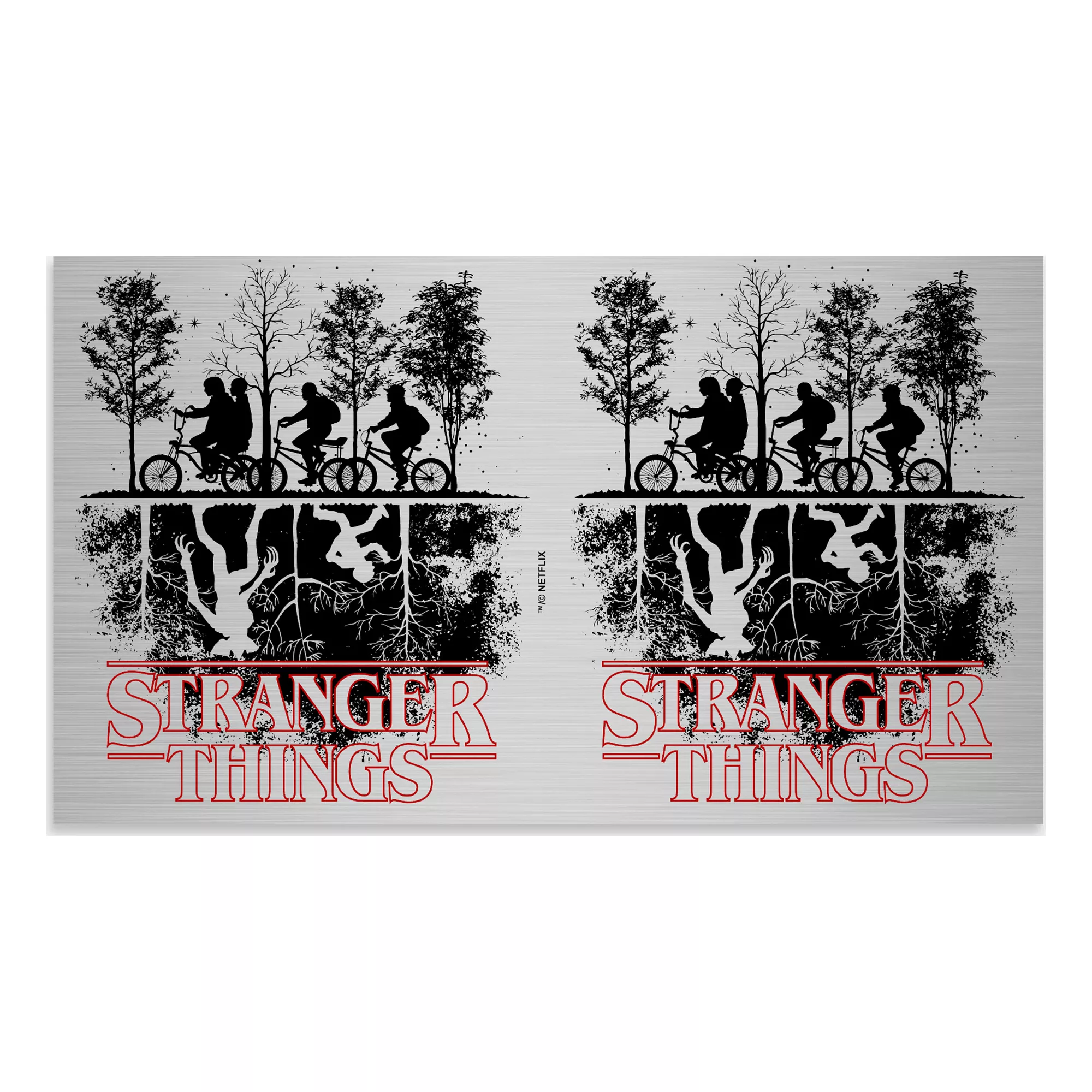 The Upside Down Stainless Steel Water Bottle 17 oz. - Stranger Things at Spencer's