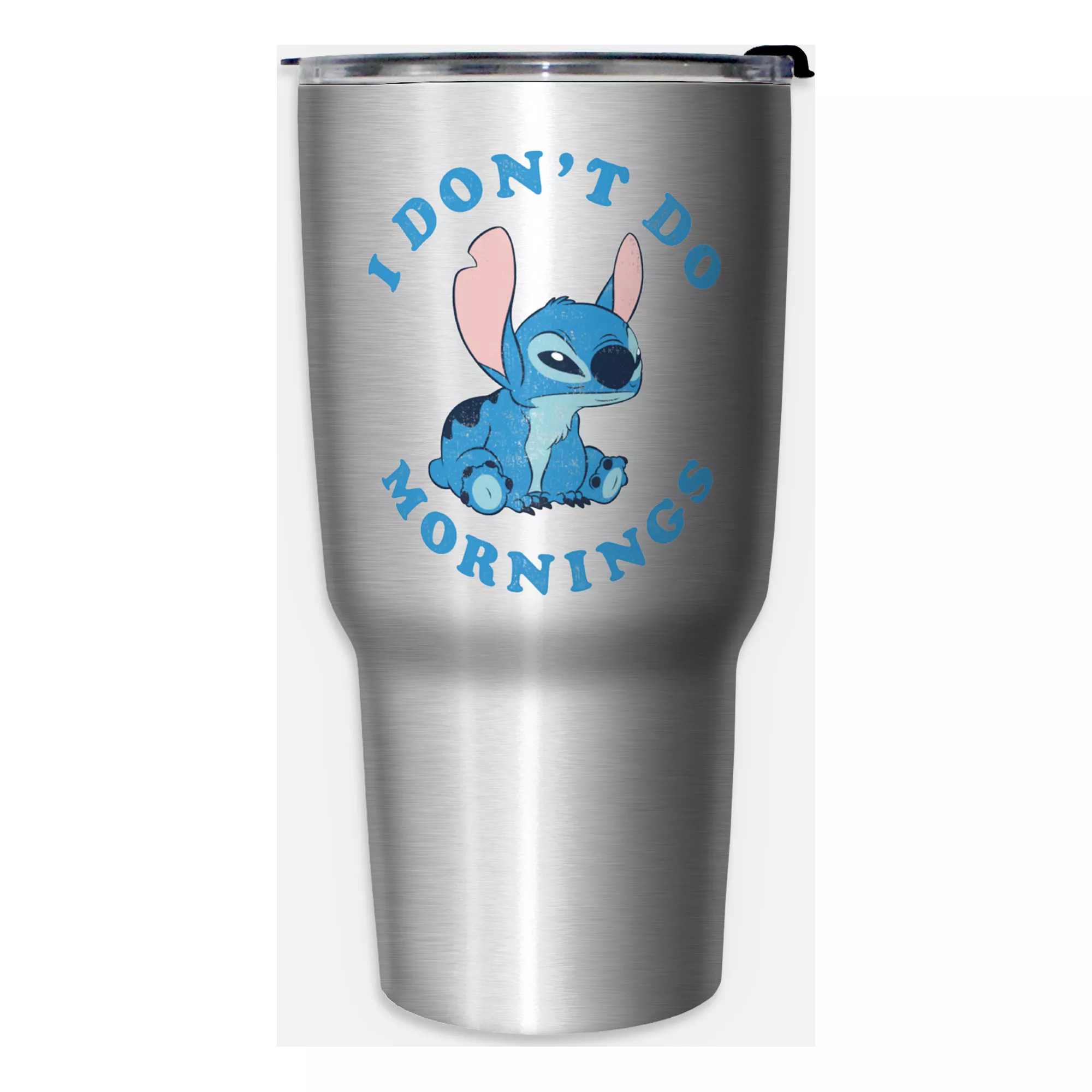 Stitch Don't Do Mornings Travel Tumbler 27 oz. - Lilo & Stitch at Spencer's