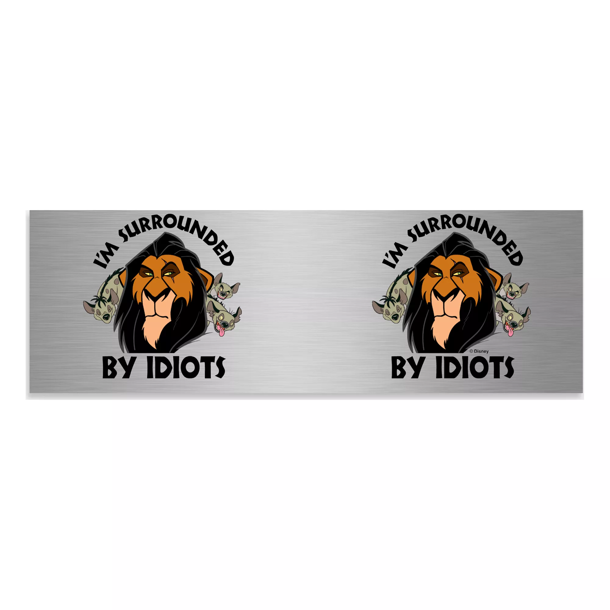 Scar Surrounded By Idiots Travel Tumbler with Straw 27 oz. - Lion King at Spencer's