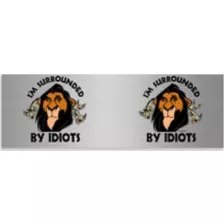 Scar Surrounded By Idiots Travel Tumbler 27 oz. - Lion King at Spencer's