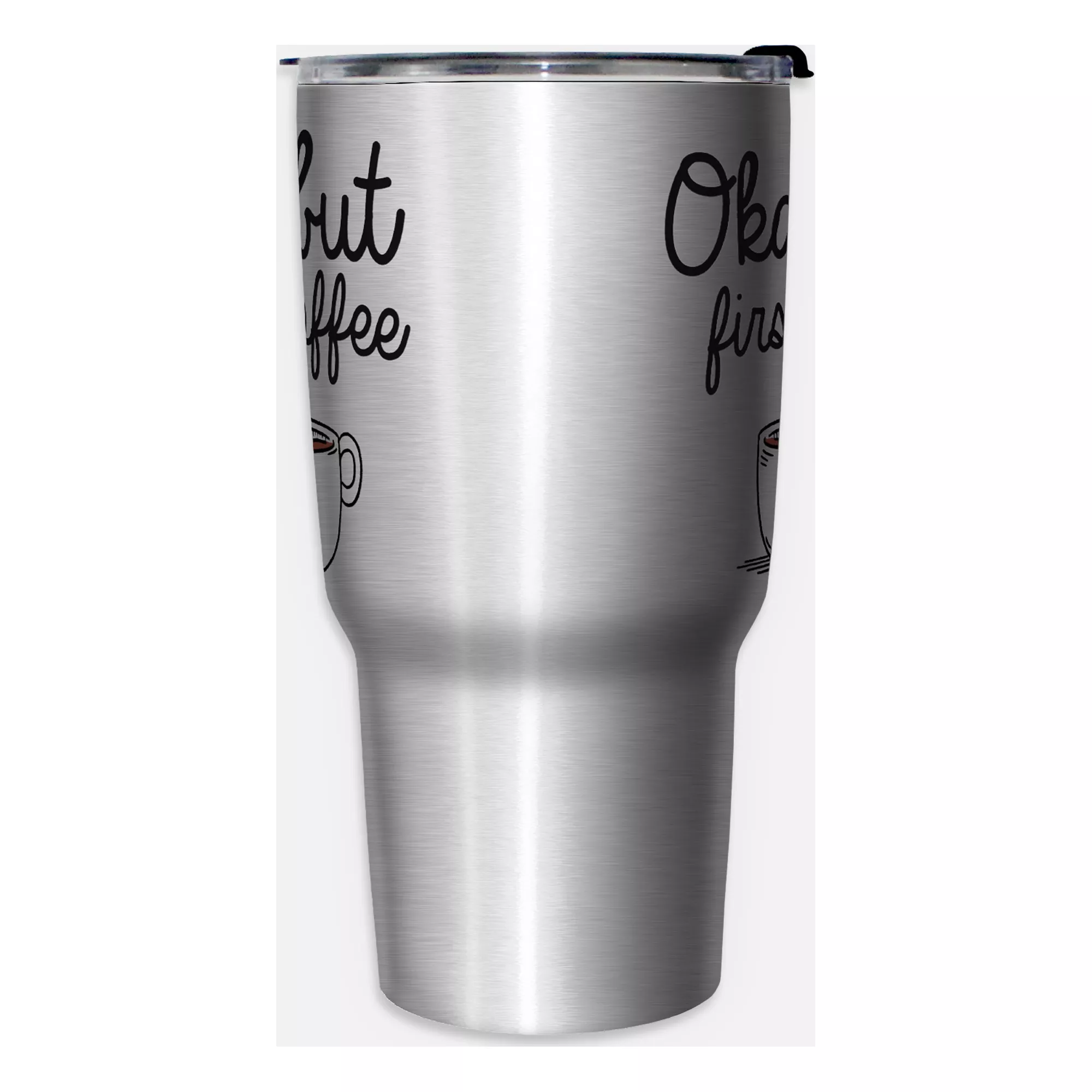 Okay But First Coffee Travel Tumbler - 27 oz. at Spencer's