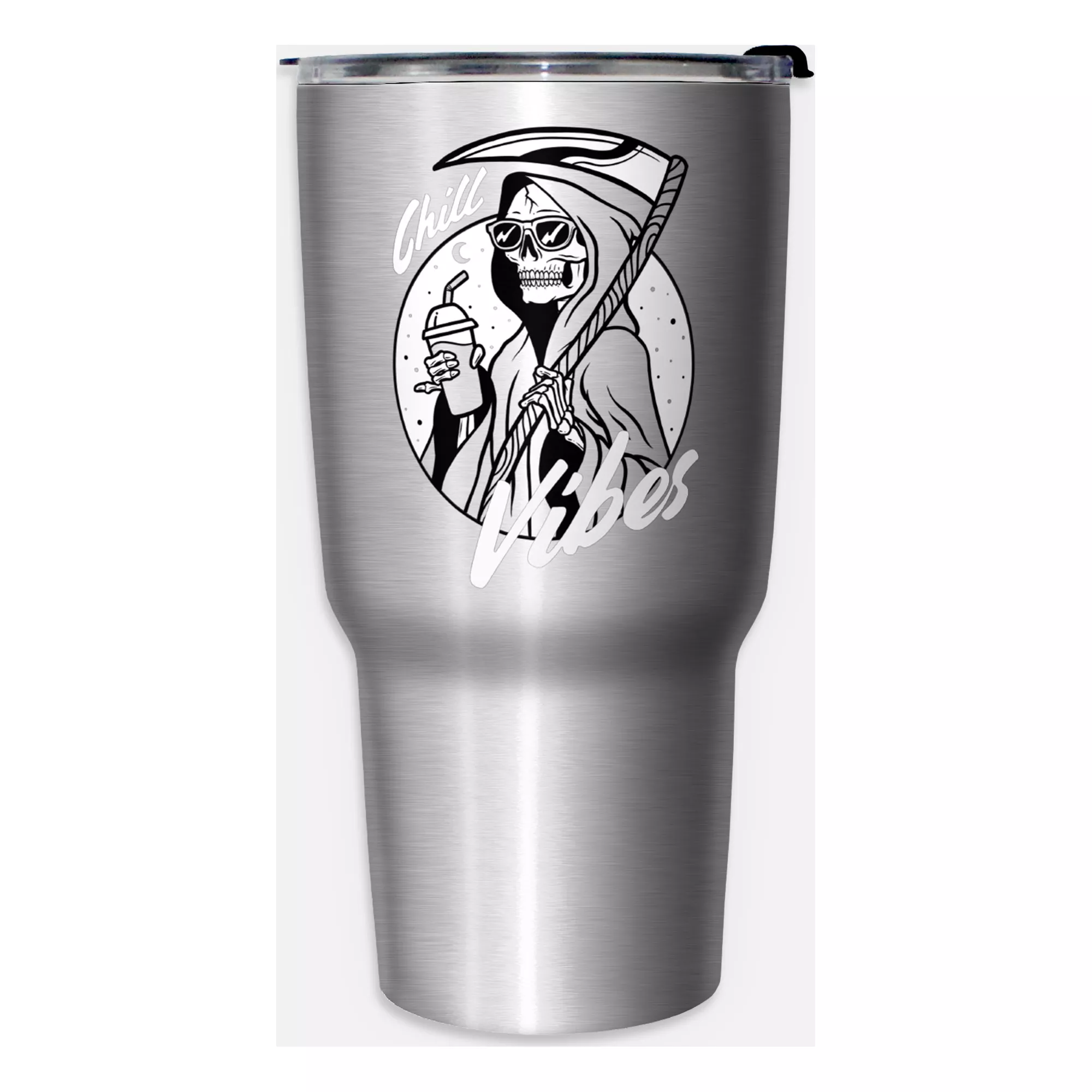 Chill Vibes Reaper Travel Tumbler - 27 oz. at Spencer's