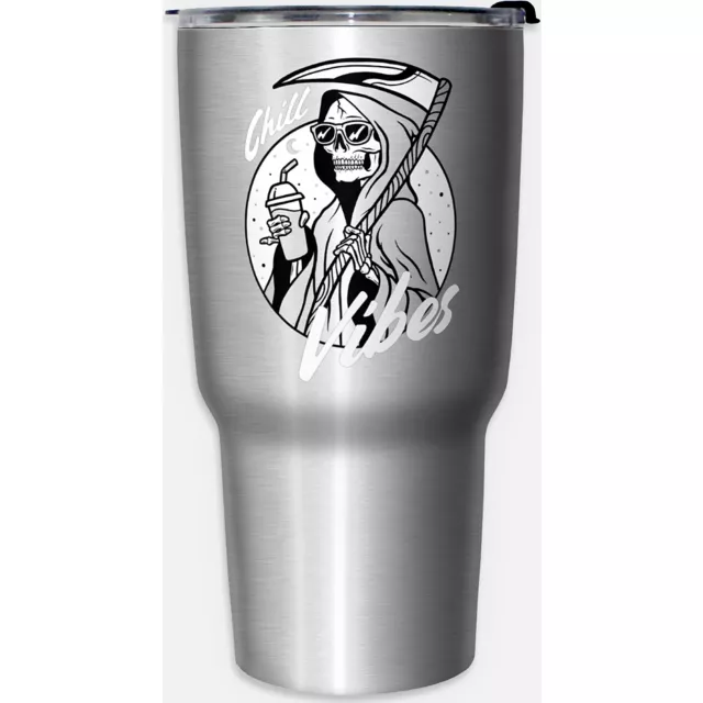 Chill Vibes Reaper Travel Tumbler - 27 oz. at Spencer's