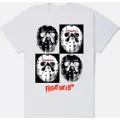 Jason Voorhees Mask Quadrant T Shirt - Friday the 13th at Spencer's