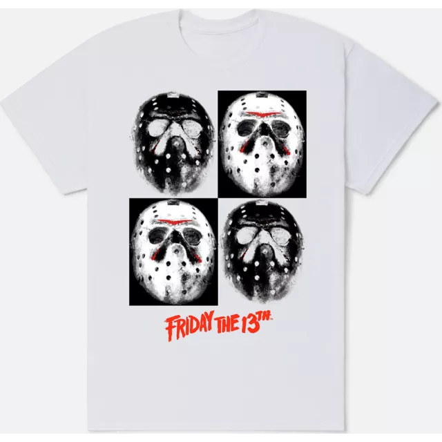 Jason Voorhees Mask Quadrant T Shirt - Friday the 13th at Spencer's