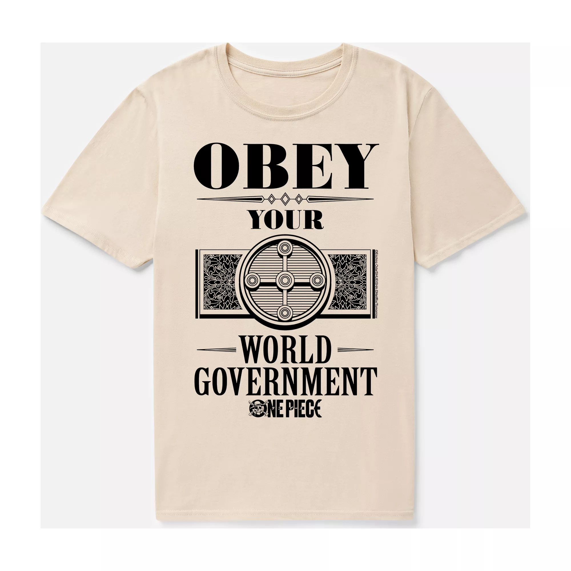 Obey Your World Government T Shirt - One Piece Live Action at Spencer's