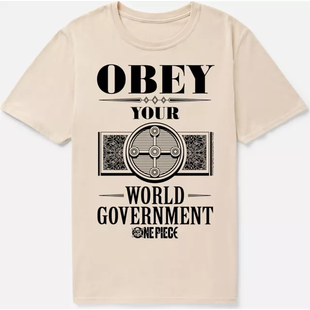 Obey Your World Government T Shirt - One Piece Live Action at Spencer's