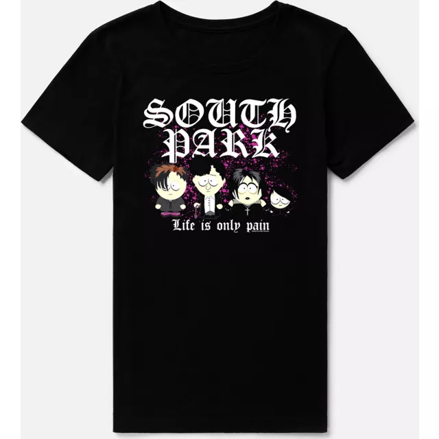 The Goth Kids Life Is Only Pain T Shirt - South Park at Spencer's