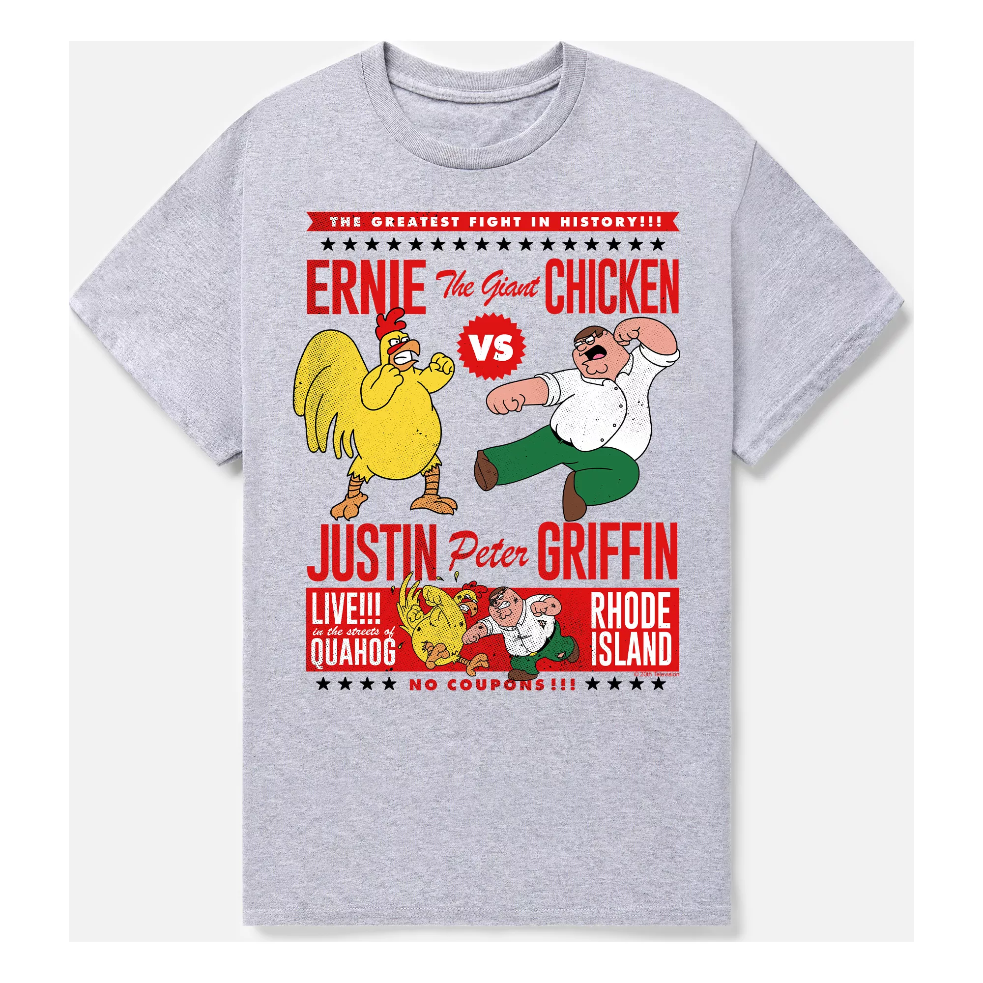 Ernie vs. Peter T Shirt - Family Guy at Spencer's