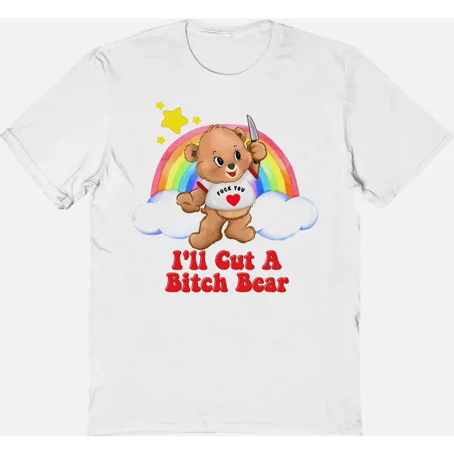 Cut a Bitch Bear T Shirt - Untamedego at Spencer's