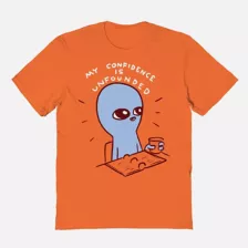 My Confidence is Unfounded T Shirt - Nathan W Pyle at Spencer's