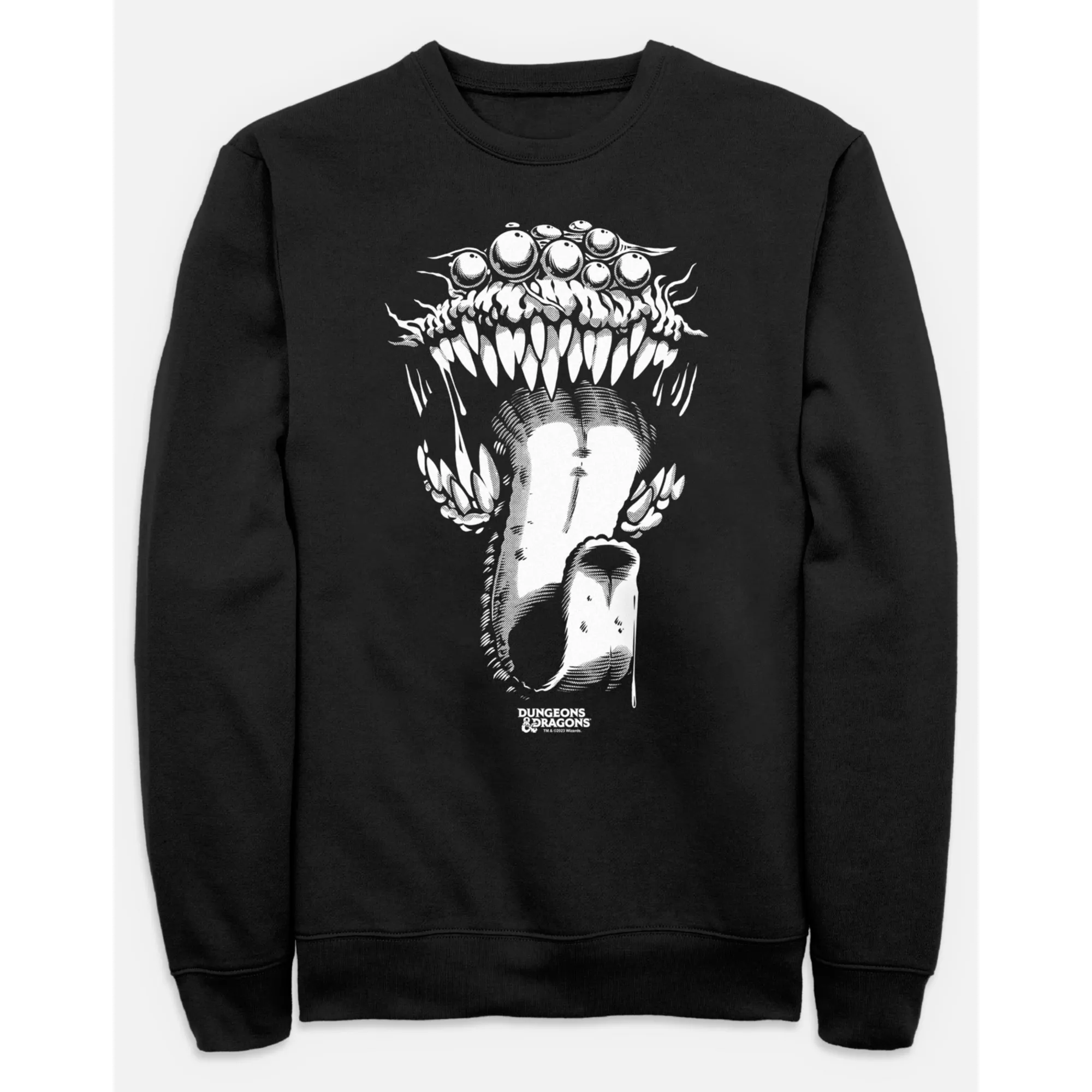 Mimic Tongue Out Sweatshirt - Dungeons & Dragons at Spencer's