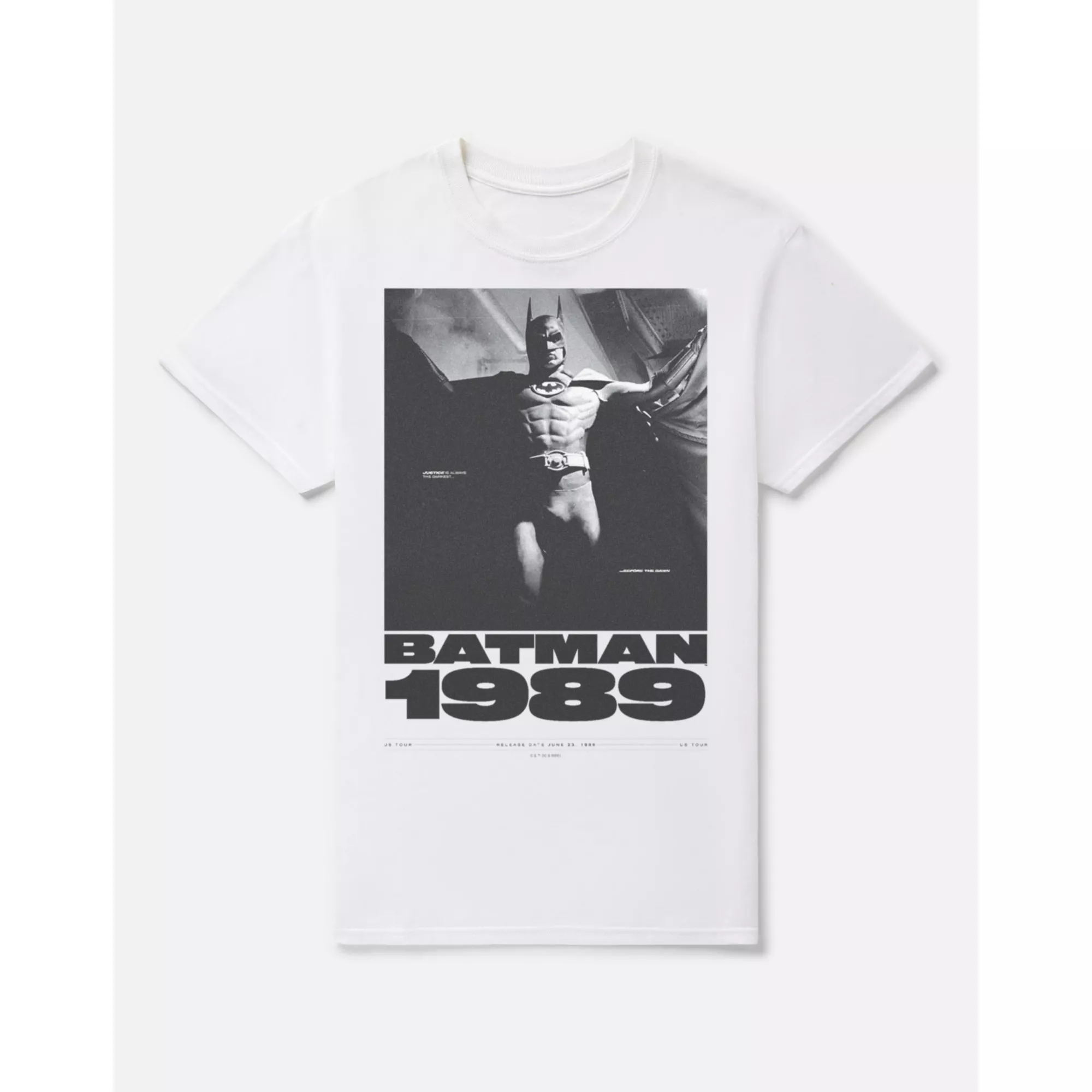 White Batman 1989 T Shirt at Spencer's