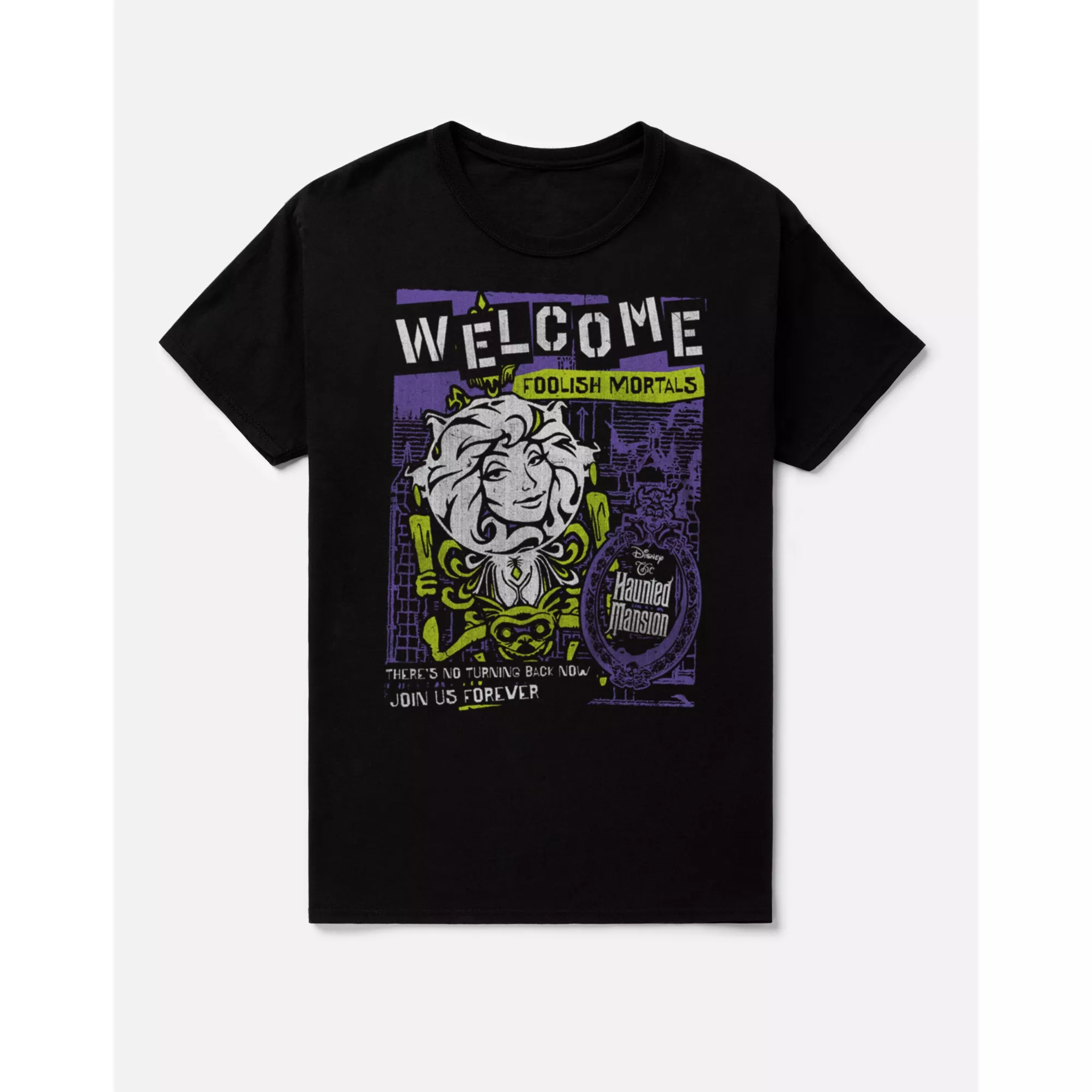 Welcome Foolish Mortals T Shirt - The Haunted Mansion at Spencer's
