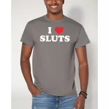 Gray I Heart Sluts T Shirt - Danny Duncan at Spencer's