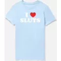 Light Blue I Heart Sluts T Shirt - Danny Duncan at Spencer's