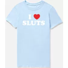 Light Blue I Heart Sluts T Shirt - Danny Duncan at Spencer's