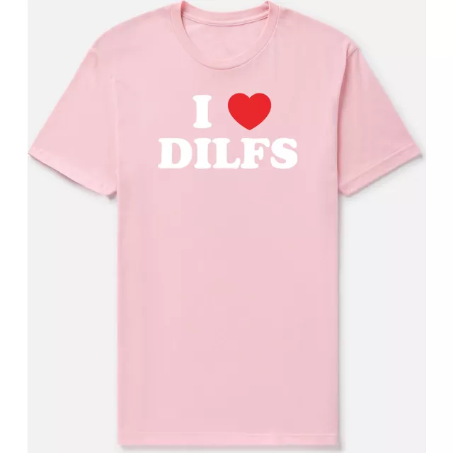 Pink I Heart DILFs T Shirt - Danny Duncan at Spencer's