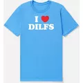 Blue I Heart DILFs T Shirt - Danny Duncan at Spencer's