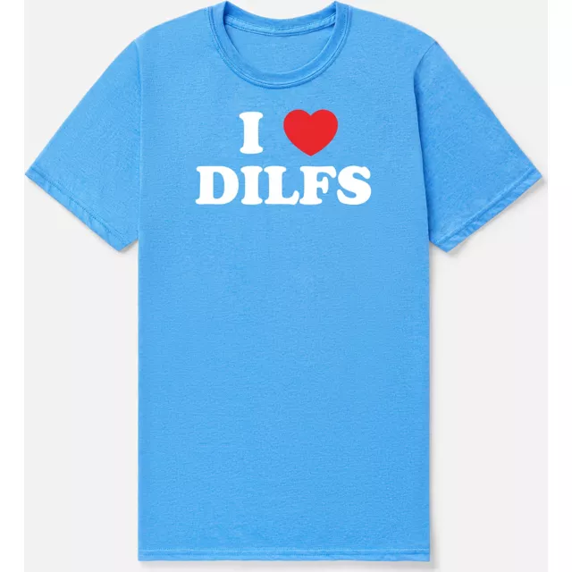 Blue I Heart DILFs T Shirt - Danny Duncan at Spencer's