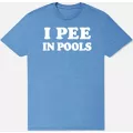 Blue I Pee In Pools T Shirt - Danny Duncan at Spencer's