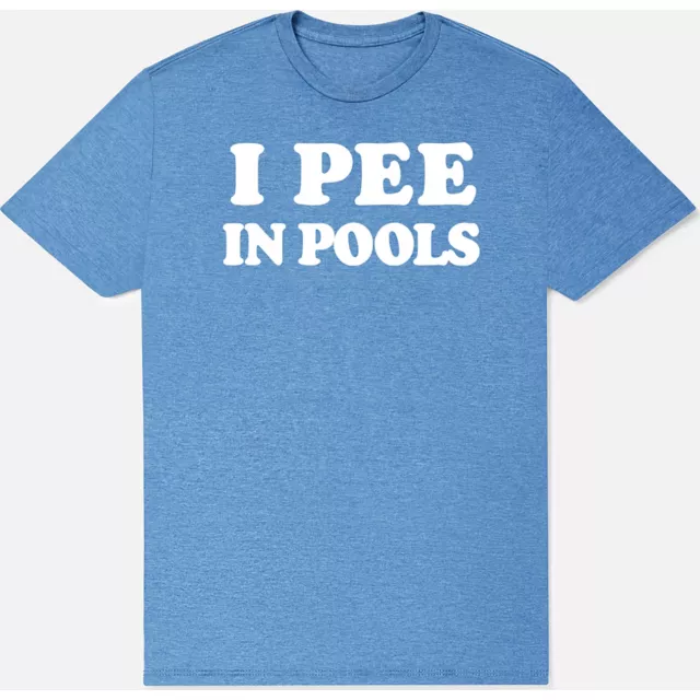 Blue I Pee In Pools T Shirt - Danny Duncan at Spencer's