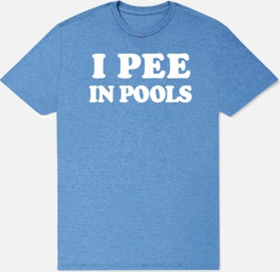 Blue I Pee In Pools T Shirt - Danny Duncan