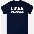 Navy Blue I Pee In Pools T Shirt - Danny Duncan at Spencer's