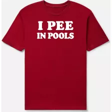 Maroon I Pee In Pools T Shirt - Danny Duncan at Spencer's