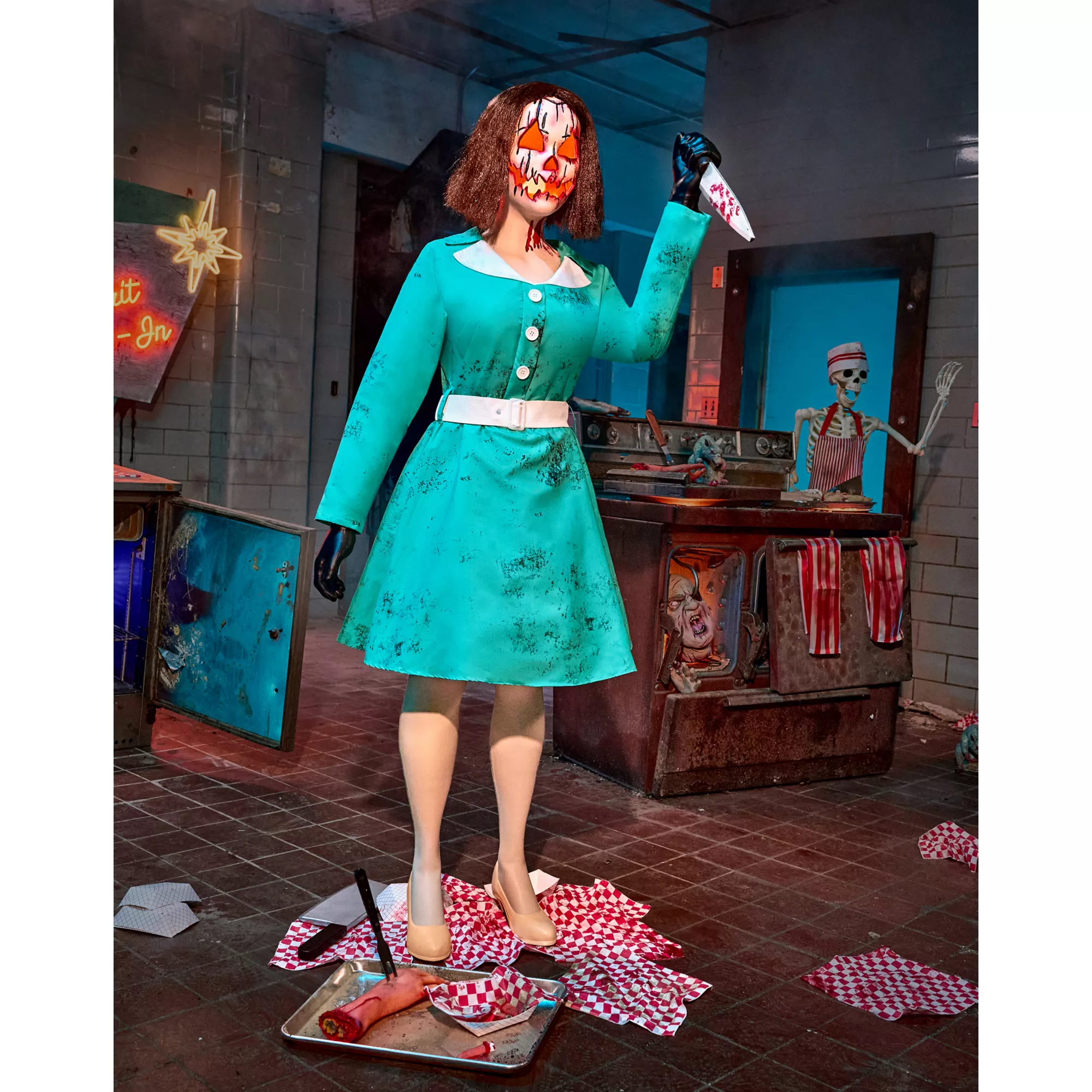 5 Ft 8 In Shirley Stab Animatronic at Spencer's