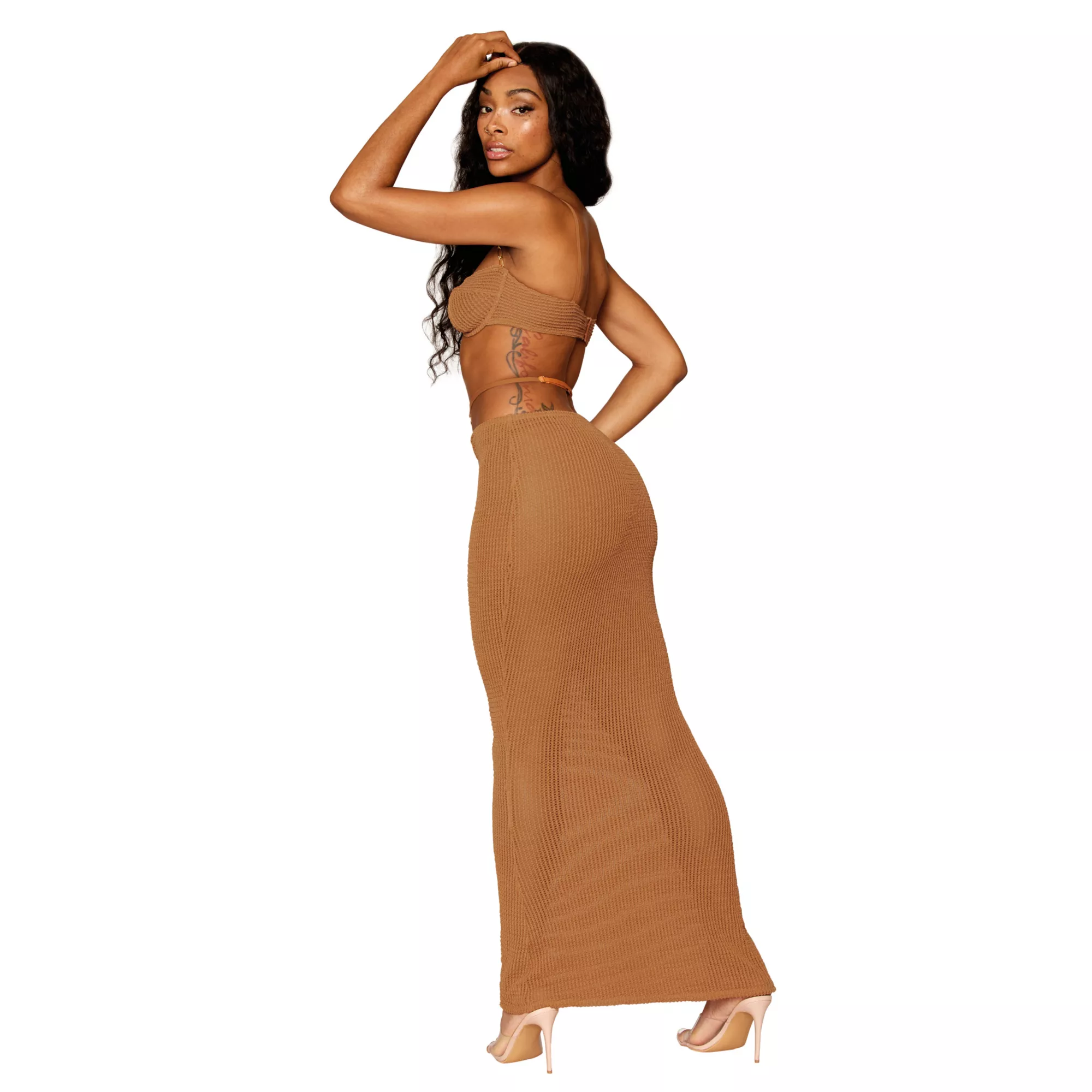 Clingy Bra and Slip Skirt Set at Spencer's