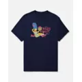 Marge Simpson Naughty or Nice T Shirt - The Simpsons at Spencer's