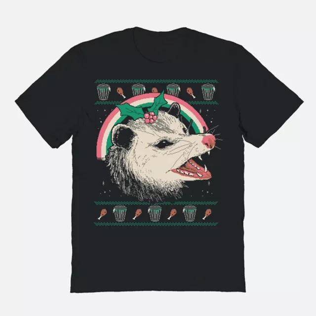 Trash the Halls Possum T Shirt - Hillary White at Spencer's