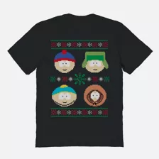 Faces Christmas Sweater T Shirt - South Park at Spencer's