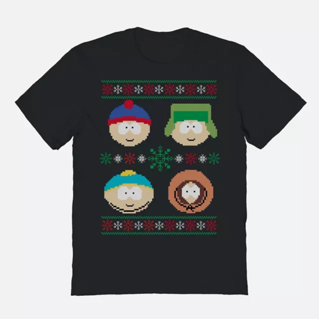 Faces Christmas Sweater T Shirt - South Park at Spencer's