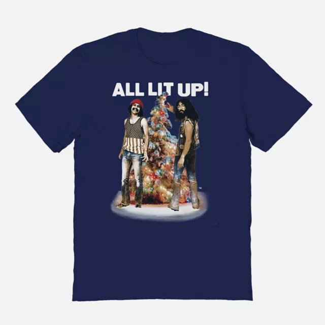 All Lit Up T Shirt - Cheech and Chong at Spencer's