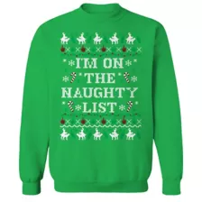 On the Naughty List Sweatshirt at Spencer's