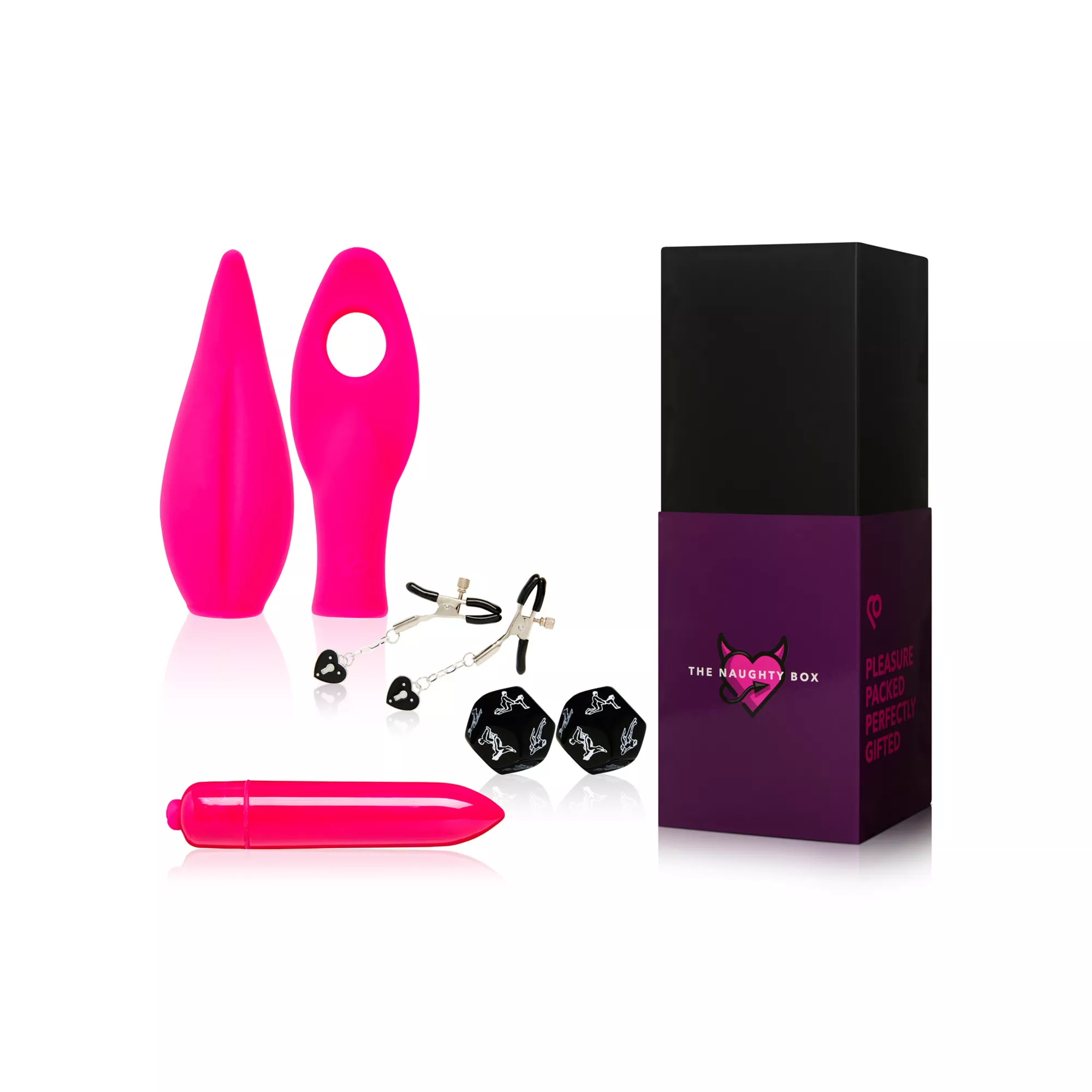 The Naughty Box Sex Toy Kit at Spencer's