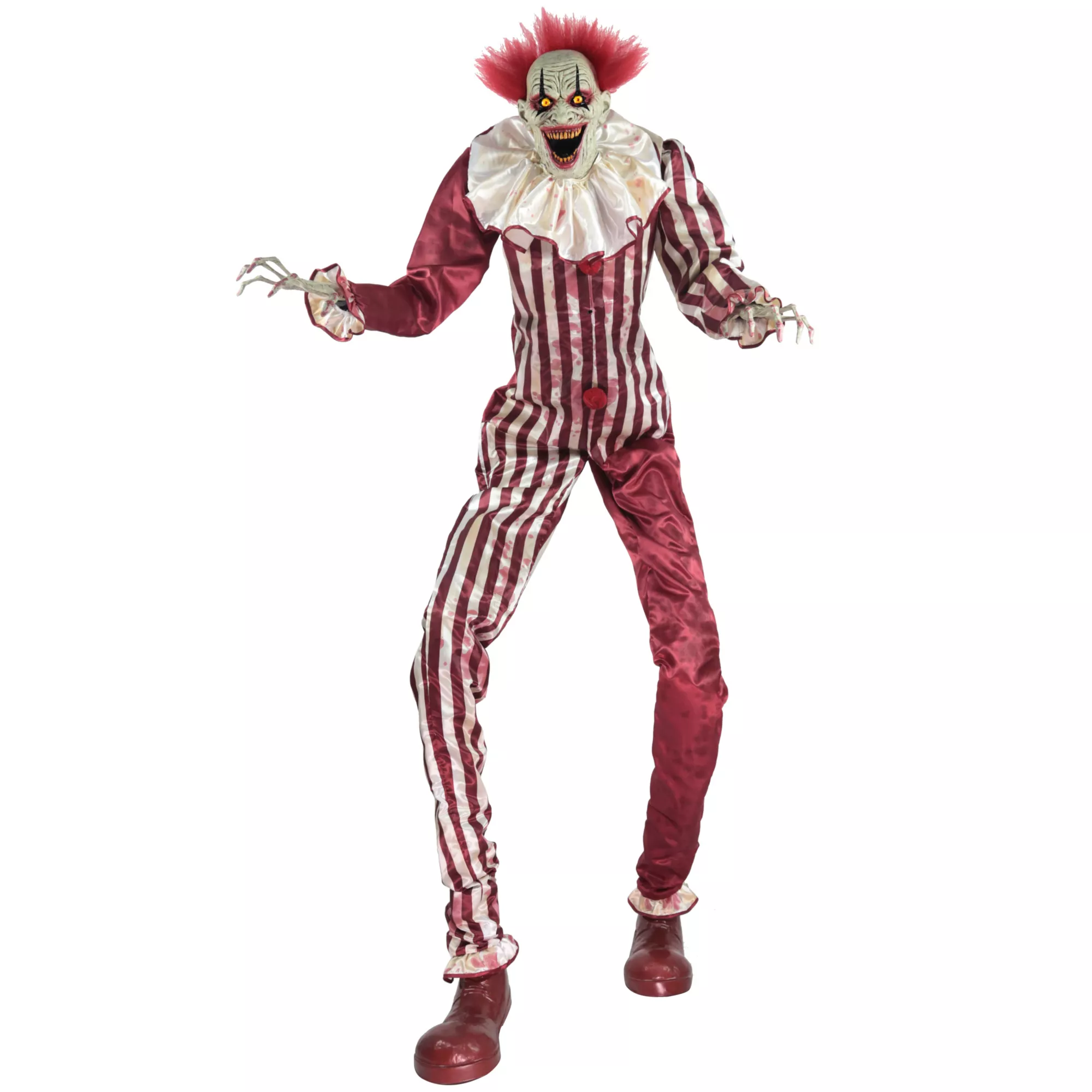 6 Ft 7 In Creepy Towering Clown Animatronic at Spirit Halloween