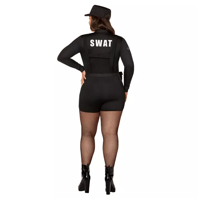 Adult SWAT Commander Plus Size Costume at Spirit Halloween