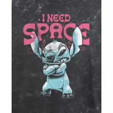 I Need Space Stitch Cropped T Shirt - Lilo & Stitch at Spencer's