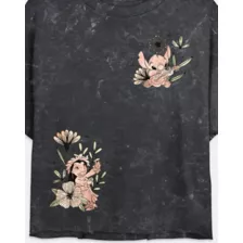 Stitch Flower Bud Cropped T Shirt - Lilo & Stitch at Spencer's