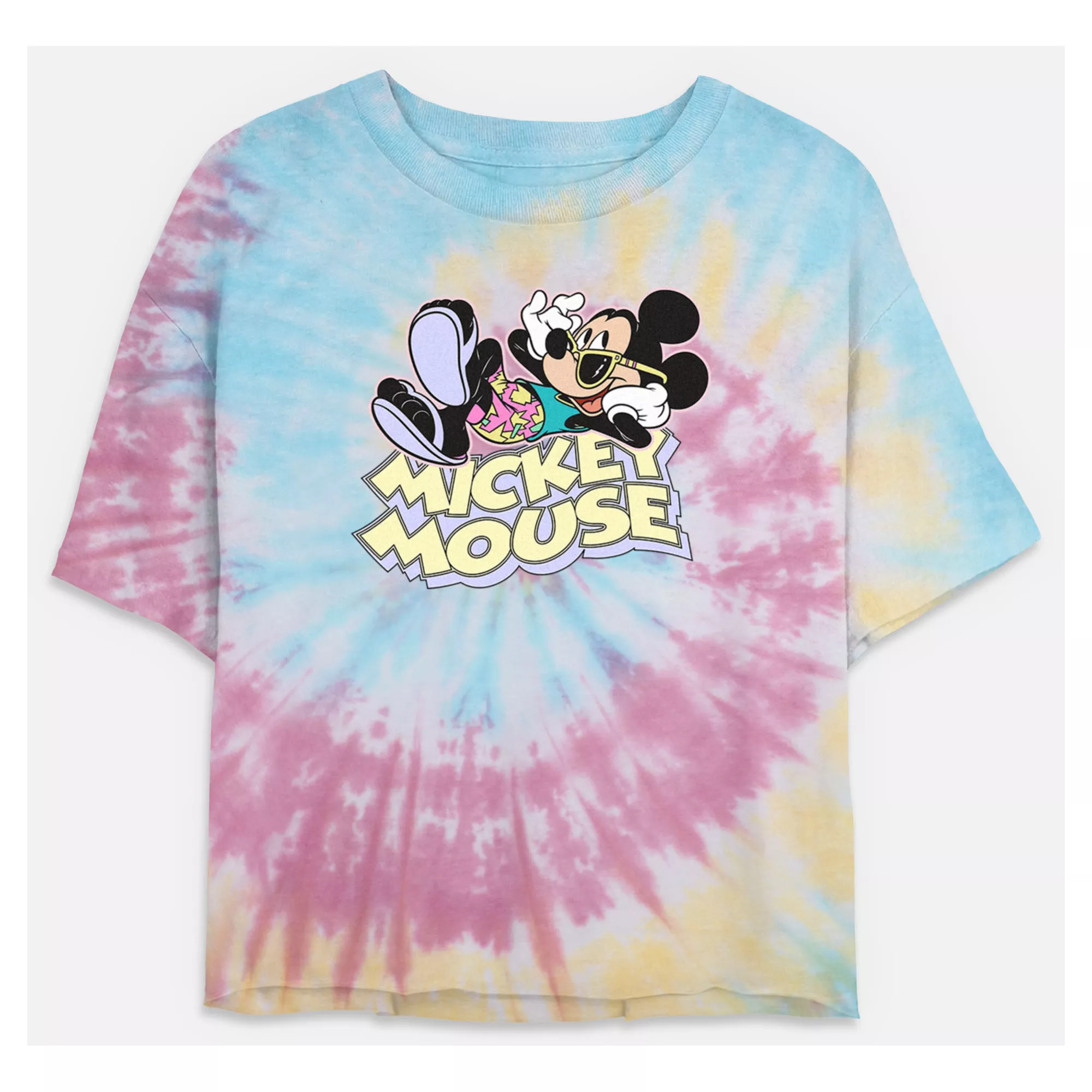 Vacation Mickey Cropped T Shirt - Mickey at Spencer's